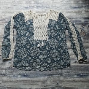 Love Stitch Boho Top